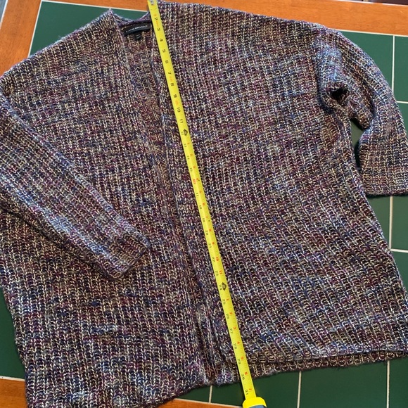 Purple Multi Color Lane Bryant Cardigan - Picture 4 of 5